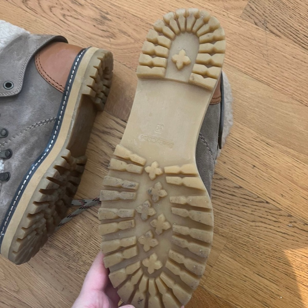 See by Chloe Eileen shearling-lined suede hiking boots - Picture 4 of 6